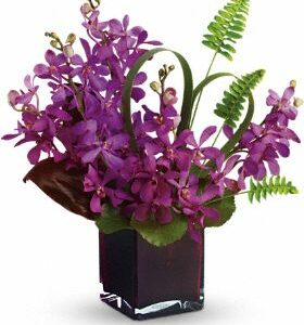 10 Purple Mukara Orchids Delivery in Sharjah and Ajman
