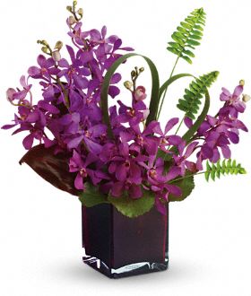 10 Purple Mukara Orchids Delivery in Sharjah and Ajman