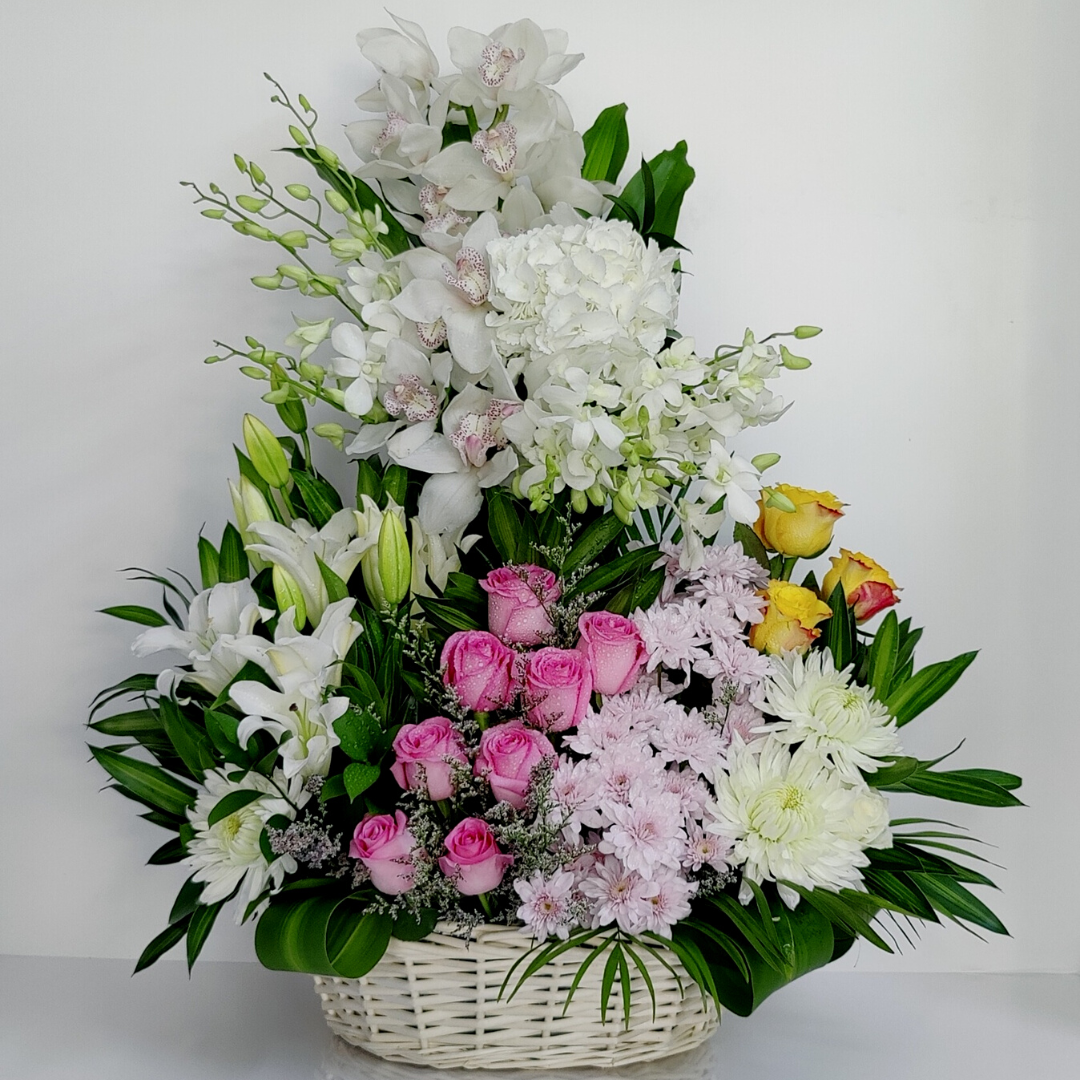 premium flower basket
