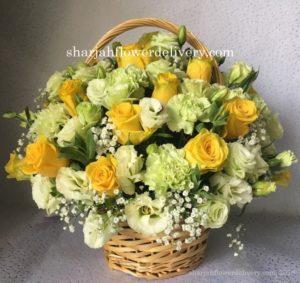 mix flowers basket as a best gifting idea