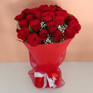 25 valentine roses