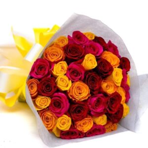 mixed colour roses online