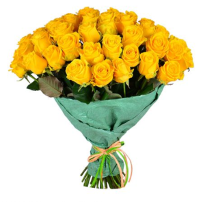 51 yellow roses bouquet