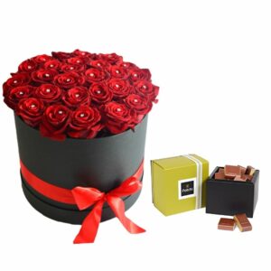 Box of 24 Red Roses Patchy Chocolates