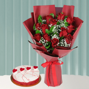 Roses Red Velvet Cake