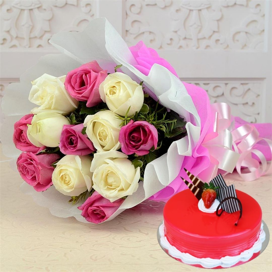 Birthday Roses, Cake Online