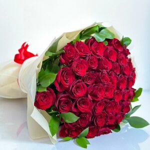 40 red roses bouquet