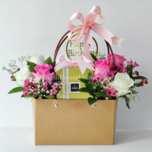 Flowers gift bag