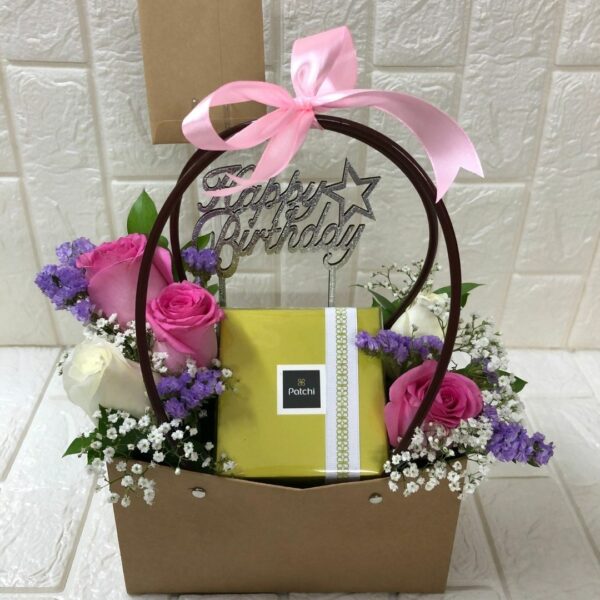Flowers gift bag