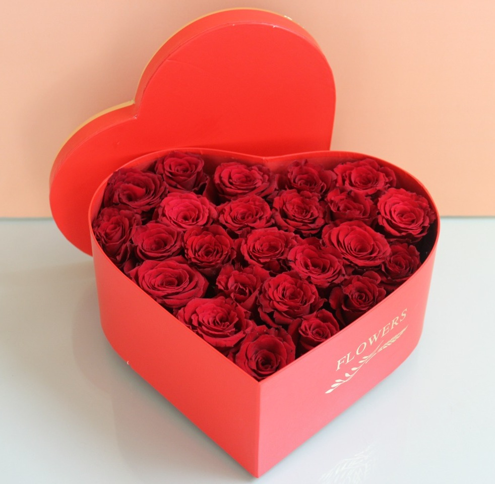Valentine heart box